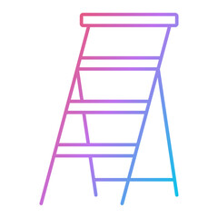 Step Ladder Icon Design