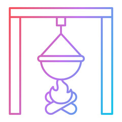 Camping Icon Design