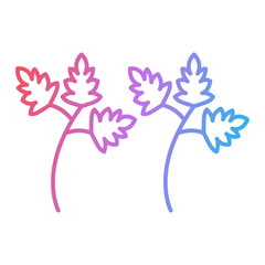 Fototapeta premium Coriander Icon Design