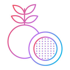 Passion Fruit Icon Design