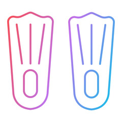 Flippers Icon Design