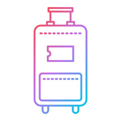 Travel Bag Icon Design