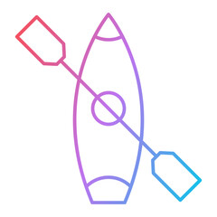 Rowing Boat Icon Design © Muhammad