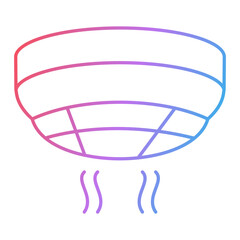 Smoke Detector Icon Design