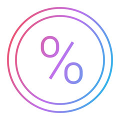 Percentage Icon Design