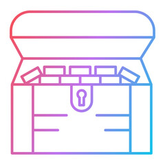 Treasure chest Icon Design