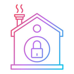 House Security Icon Design