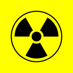 Fototapeta premium gamma ray radiation symbol vector illustration