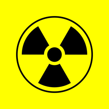 Gamma Ray Radiation Symbol Vector Illustration