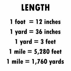 convert customary units of length