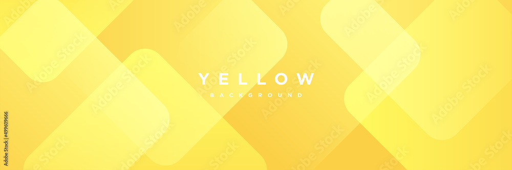 Poster yellow abstract background geometry shine and layer element vector illustration