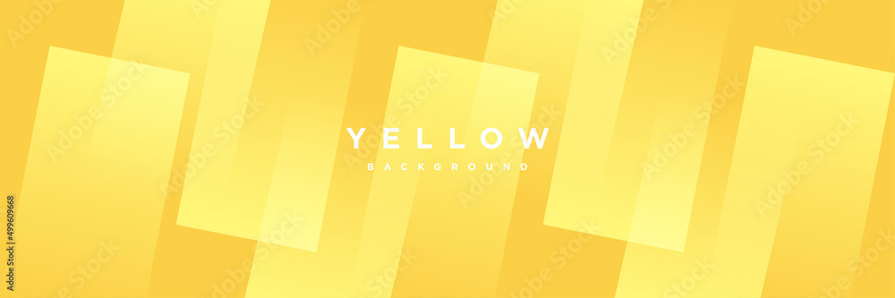 Poster yellow abstract background geometry shine and layer element vector illustration