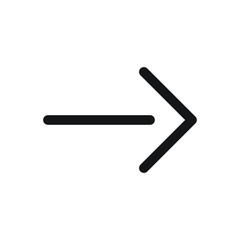 Arrow for web, symbol, icon