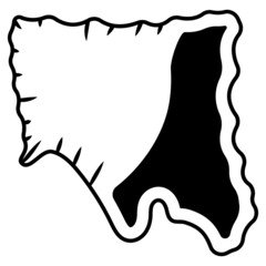 Layers, muscles and fascia vector line icon Design, Organ System Symbol, Human Anatomy Sign, Human Body Parts Stock illustration, abdominal wall Concept,  