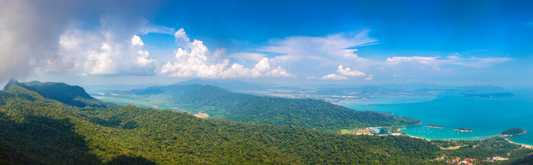 Panorama of Langkawi island