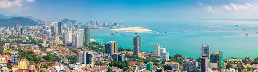 Aerial view of Georgetown, Penang