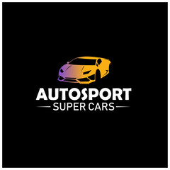 Automotive car design logo template