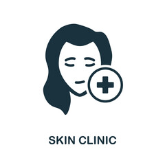 Skin Clinic icon. Simple element from skin care collection. Creative Skin Clinic icon for web design, templates, infographics and more