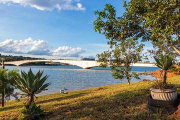 Lake Parano&aacute; in Brasilia.
