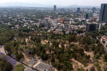 Panoramic of Chapultepec. CDMX, Mexico