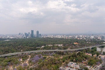 Panorámica de Chapultepec. CDMX, México