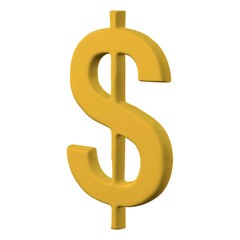 3d icon dollar