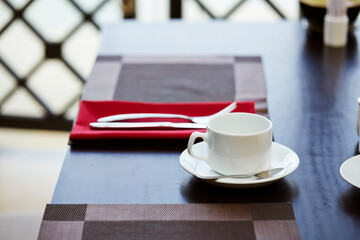 still life with a cup of coffee