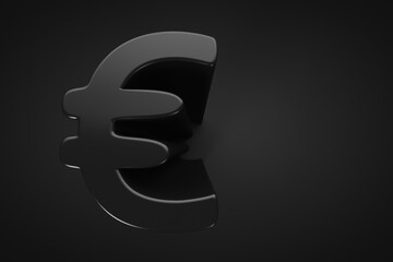 Euro currency symbol. News illustration