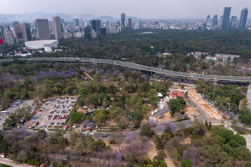 Panorámica de Chapultepec. CDMX, México