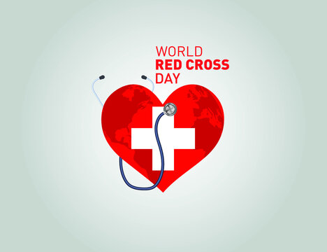 World Red Cross Day Concept Vector Illustration, 8th May Red Cross Health Concept With Vector Elements.