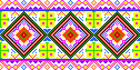 ukrainian national ornament texture background pattern