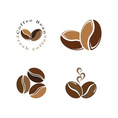 coffee bean icon vector illustration