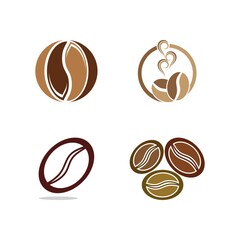 coffee bean icon vector illustration