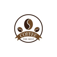 coffee bean icon vector illustration