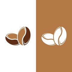 Obraz premium coffee bean icon vector illustration