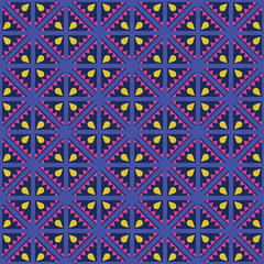 Weaving Pattern square more frequent, Vector seamless pattern. Modern stylish texture. Trendy graphic design for out clothes test equipment, interior, wallpaper flower colors paint blue