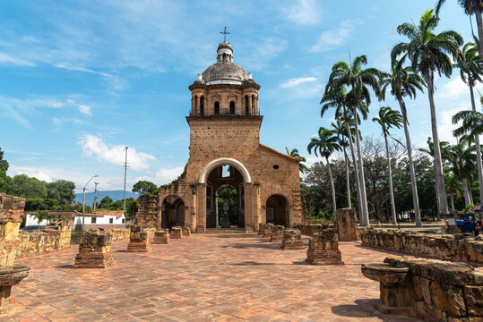 Ruins of the old temple in the city of C&uacute;cuta, which was largely destroyed by an earthquake in 1875. Norte de Santander. Colombia.