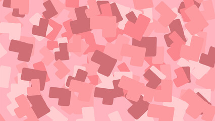 Fantasy messy doodle geometric shapes background. Abstract card, layout.
