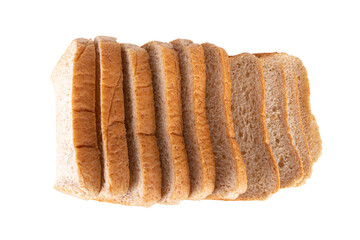 bread isolated on white background