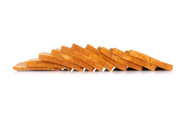 bread isolated on white background