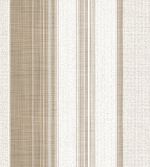 Minimal ecru beige jute wavy stripe texture pattern. Two tone washed out  decor background. Modern rustic brown sand color design. Seamless striped distress pattern for shabby chic coastal living.