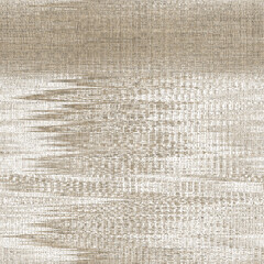 Minimal ecru beige jute wavy stripe texture pattern. Two tone washed out  decor background. Modern rustic brown sand color design. Seamless striped distress pattern for shabby chic coastal living.