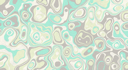 Abstract painting art background in trendy soft pastel tones( grey, blue and green).