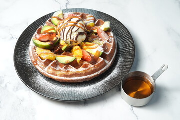 waffle dessert