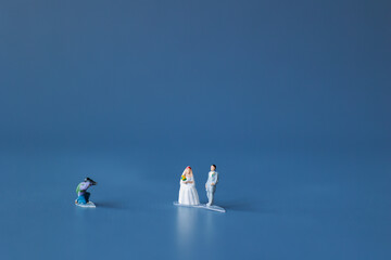 Image of happiness, marriage celebration.