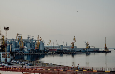 The Port of Odessa during the Pandemic in Summer 2021.