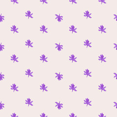 Seamless pattern flowers engraved. Vintage background of garden floral in hand drawn style.