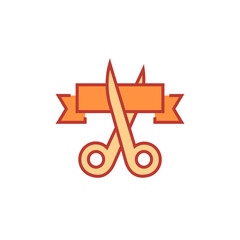 Presentation icon. Victory vector illustration. Isolated contour of orthopedic material on white background. Editable stroke.