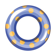 yellow dotted pool Ring Float