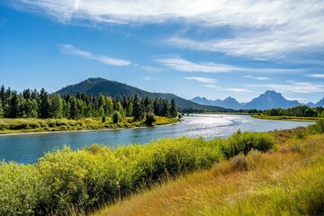 The Meandering Snake River in Grand Teton National Park, Wyoming